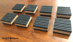 Cork Isolation Pads for Audiophile Bookshelf Speaker Use HiFi / Audio Tweak - Picture 1 of 8