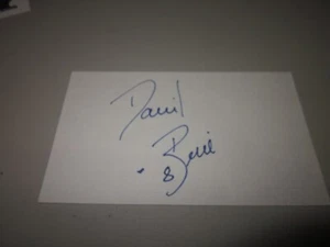 DANIEL BRIERE SIGNED AUTOGRAPHED 3X5 INDEX CARD-PRE NHL SIGNATURE - Picture 1 of 1