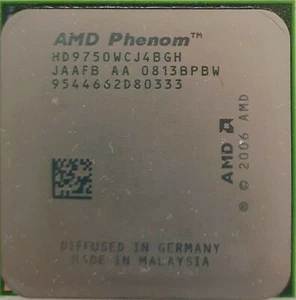 AMD Phenom X4 9750 CPU 4 Core 4 Threads 2.4GHz 2M 95W Socket AM2+ HD9750WCJ4BGH - Picture 1 of 1