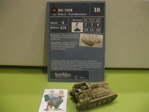 =Axis & Allies Miniatures D-DAY SU-76M con tarjeta 7/45= - Imagen 1 de 1