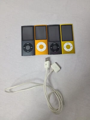 Apple iPod nano Lot Of 4- 4th And 5th Gen I Pods- Needs New Batteries - Image 1 of 4