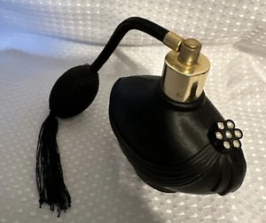 Black Atomizer w Bulb and Tassel for Perfume Has been used - Picture 1 of 8