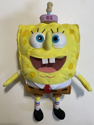 Rare Nickelodeon SpongeBob SquarePants Movie Talking Plush Toy 2004 Goofy Goober - Image 1 of 4