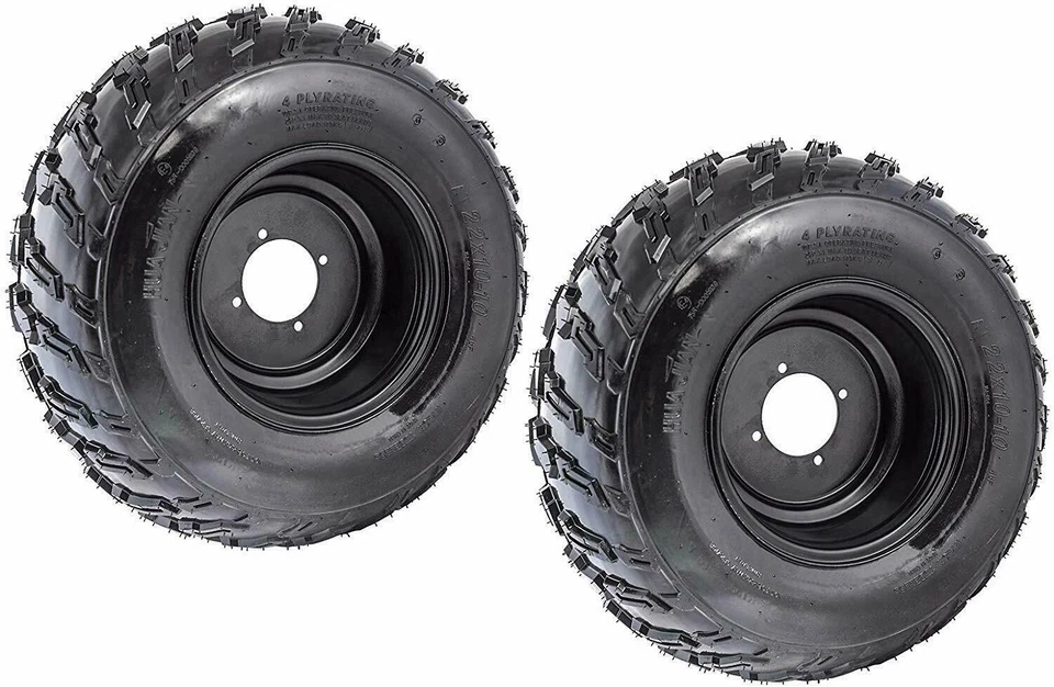 2x Llanta 22x10-10 neumático para Kawasaki Bayou 220 250 Mojave Redcat Kazuma Sunl Foto 1 de 4