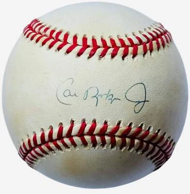 Cal Ripken Jr Autographed Official American League Baseball (JSA) - Image 1 of 2