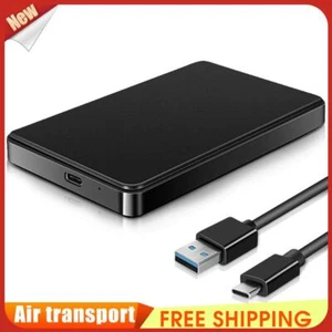 Type-C USB3.1 SATA Portable Hardisk 2.5inch for Windows/ Os /Linux System UK - Afbeelding 1 van 12
