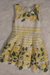 Next Direct Girls Size 5 Lemon Dress With Petticoat - Picture 1 of 9