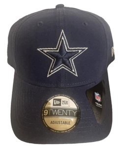 Dallas Cowboys Sombrero Azul Nueva Era 9Twenty Gorra Ajustable Equipo NFL Logotipo Nuevo - Imagen 1 de 6