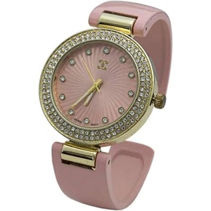 Blekon Collections Quartz Women's 36mm Case Rhinestone Bangle Watch - Picture 1 of 11
