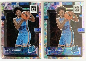 (2) 2022-23 Donruss Optic Premium /249 Jalen Williams RC Rookie SCOPE PRIZM