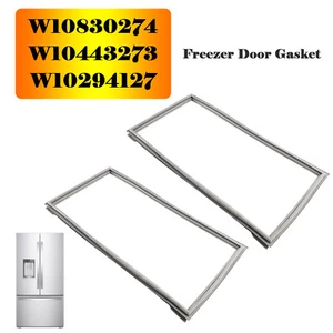 2 Pack W10830274FreezerDoorGasket for Maytag Refrigerator W10443273 W10294127 S1 - Picture 1 of 13