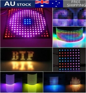 WS2812B RGB Flexible LED Panel Matrix Programmable Addressable NeoPixel - Picture 1 of 12