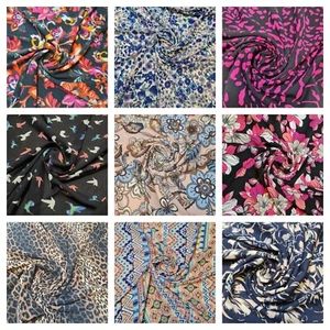 Bubble Crepe Floral Dress Material Craft Drape Costume Fabric 58" By Meter - Picture 1 of 79