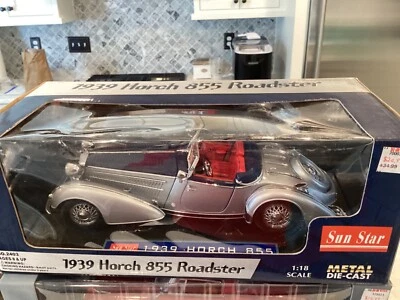 Sun Star 1:18 ‘39 Horch 855 Roadster - #2403 - Image 1 of 4