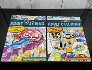 Kappa Designer Series Creative Adult Coloring Books 2 Pack - Foto 1 di 6