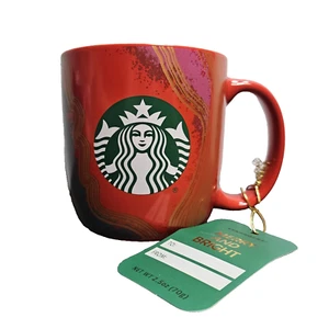Taza de café Starbucks Logo 2021 vacaciones 18 OZ rojo verde dorado púrpura ondas nueva con etiquetas - Imagen 1 de 9