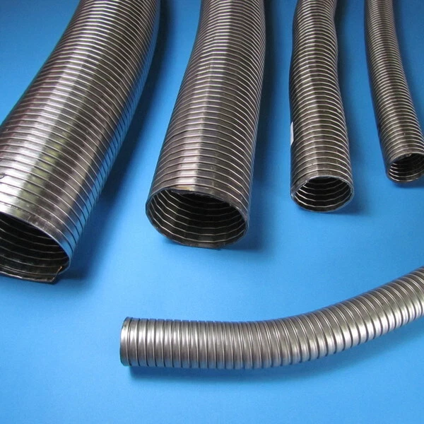 25 cm - 200 cm Edelstahl Wellrohr Flexibel Flexrohr Handlauf Rohr V2A Leerrohr - Bild 1 von 1