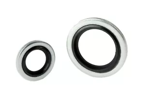 Dowty Lavadora/Sellos Vinculados Métrico/Nitrilo Imperial/Vitón Suave/Acero Inoxidable BSP - Imagen 1 de 1