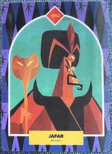 Disneyland Magic Key Jafar Aladdin Villains Lenticular Trading Card - Picture 1 of 3