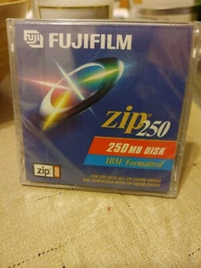 Fujifilm Zip 250mb Disco IBM formateado nuevo y sellado! - Imagen 1 de 2