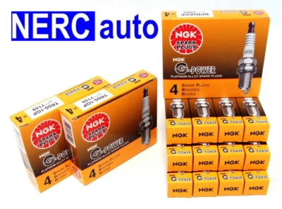 NGK G-POWER Platinum Spark Plugs BKR6EGP 7092 Set of 12 - Image 1 of 2
