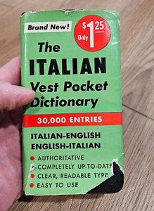 The Italian Vest Pocket Dictionary w/ Dust Jacket – Hall, Jr. Random House 1967 - Imagen 1 de 14