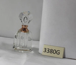 OLEG CASSINI SPARKLING CRYSTAL PERFUME BOTTLE LASER ENGRAVED SIGNATURE & DABBER - Picture 1 of 14