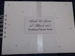 Personalised Wedding Planner / Wedding/Engagement Party Guest Book New in box - Bild 1 von 4