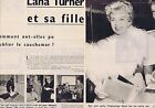 Coupure De Presse Clipping 1959 Lana Turner(4 Pages)