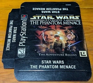 Star Wars EP1 The Phantom Menace Sony PlayStation Promo Video Game Display Box - Picture 1 of 2