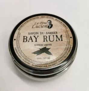 BAY RUM 200 g jabón de afeitar aceites esenciales cálidos y leñosos Le Père Lucien FRANCIA - Imagen 1 de 3