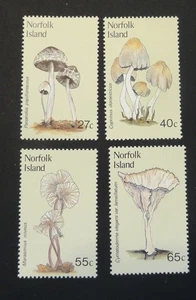 Norfolk Islands, #306-09 Mushrooms, unbenutzt MNH/OG (1984) - Bild 1 von 2