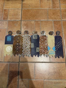 Bill Marcia Finks Signed Metal Wall Art Sculpture 8.5 H X 17.5 W - Picture 1 of 11