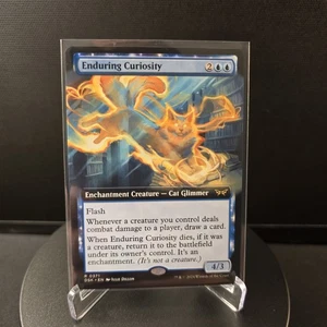MTG Enduring Curiosity 371 Extended Art Regular Rare Duskmourn DSK - Picture 1 of 12