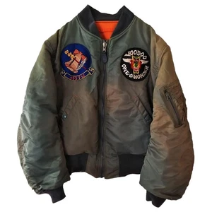 Buzz Rickson's MA-1 MIL-J-8279D Sage Green Patch Custom Medium F/S - Picture 1 of 14