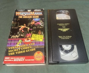 WWF Wrestlemania The Arcade Game VHS Coliseum Video Wrestling SNES SEGA Genesis  - Picture 1 of 7