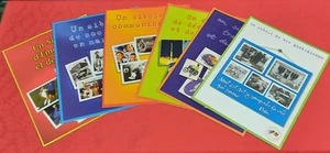 France 2000-02 Le Siecle Au Fil Du Timbre Stamp Sheetlets & Folders Nos 1 to 6 - Picture 1 of 25