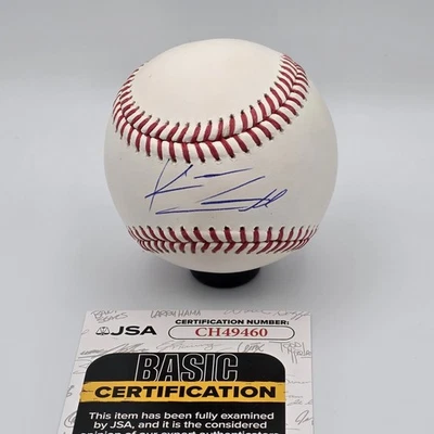 Konnor Griffin Pittsburgh Pirates Signed ROMLB Baseball JSA Top Prospect  - Image 1 of 2