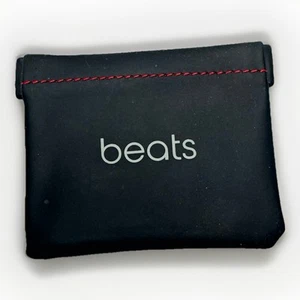 Beats Black Pouch Pocket Carrying Soft Case for Monster Beats  In-Ear Earphones - Photo 1 sur 4