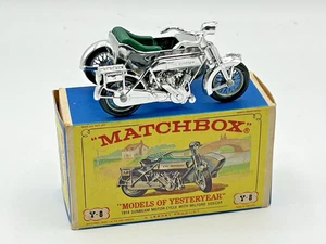 Matchbox Models of Yesteryear Y-8 1914 Sunbeam MotorCycle With Milford Sidecar - Picture 1 of 14