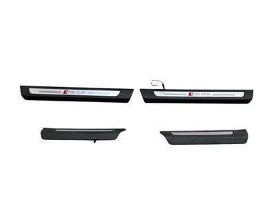 2021 AUDI RS Q8 FRONT & REAR ILLUMINATED SILL SCUFF PLATE SET *SCRATCHES* — 第 1/4 张图片