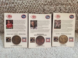 Cincinnati Reds HOF 2000 Commemorative Coin Set: Sparky, Perez, Marty Brennaman! - Picture 1 of 17
