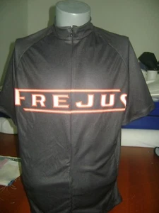 ITALIA BIKE JERSEY BLACK FREJUS BIKE ITALIAN SHIRT SIZE L CLASSIC ITALIAN STEEL - Picture 1 of 4