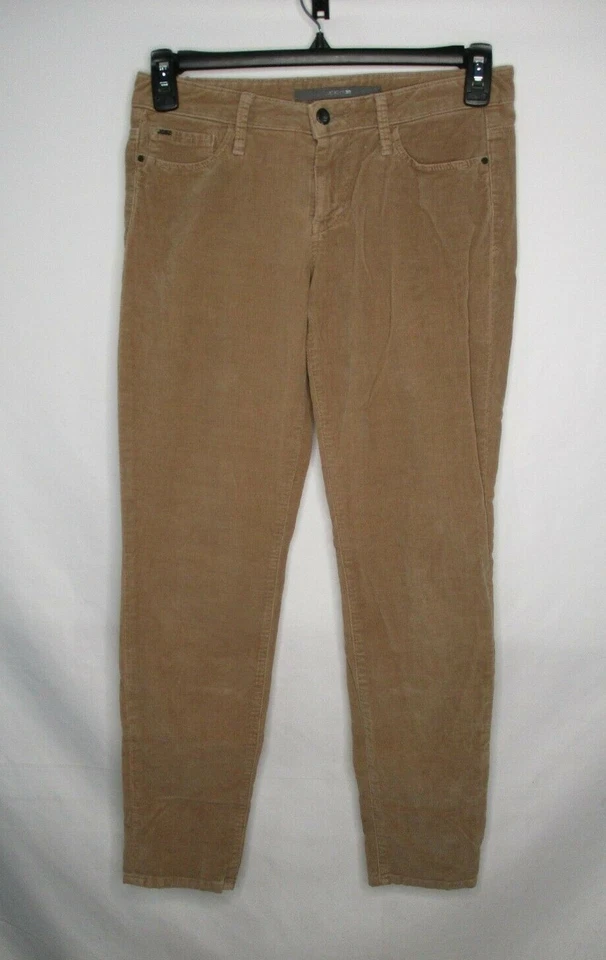 Joes Womens Pants 27 Brown Corduroy Chelsea Fit Ankle Made USA Stretch Cotton - Image 1 of 4