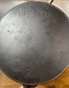 Vintage National Wagner Star #9 padella in ghisa - Foto 1 di 13