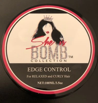 She is BOMB Colección CONTROL DE BORDES para Cabello Relajado y Rizado 3.5oz ENVÍO GRATUITO Foto 1 de 4