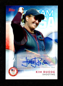 2016 Topps USA Olympic Team Autograph Kim Rhode Shooting #13