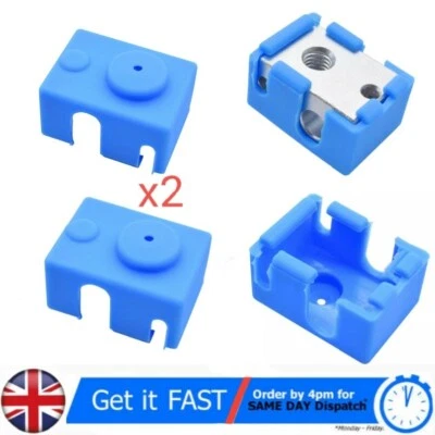 2 pezzi CheckReality V6 Hot End calza silicone isolamento aggiornamento MK3S MK3