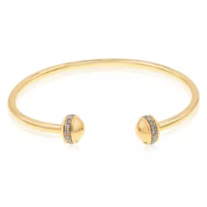 BRAZALETE APILABLE DE ORO AMARILLO DE 18K PAVIMENTO DIAMANTE - Imagen 1 de 1