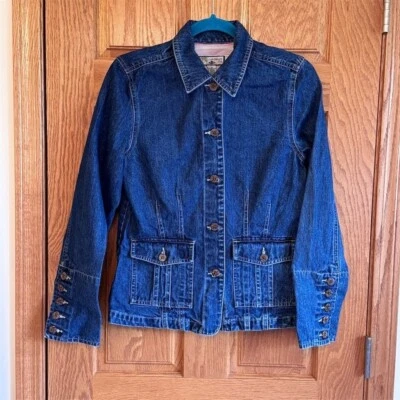 Chaqueta vaquera vintage para mujer Caribbean Joe azul talla S (4-6) informal Foto 1 de 4